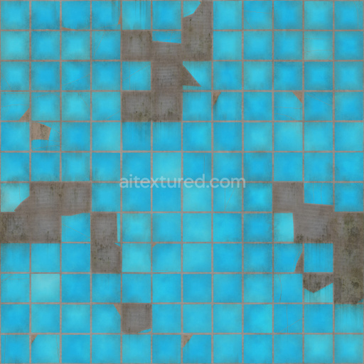 Seamless Pbr Tiles Texture Blue Grain Smooth