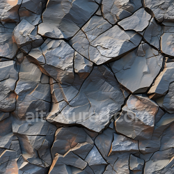 seamless Seamless 3D PBR Fractured Slate Rock Wall Texture with Sharp Edges and Layered Surfaces texture 8k free download PBR