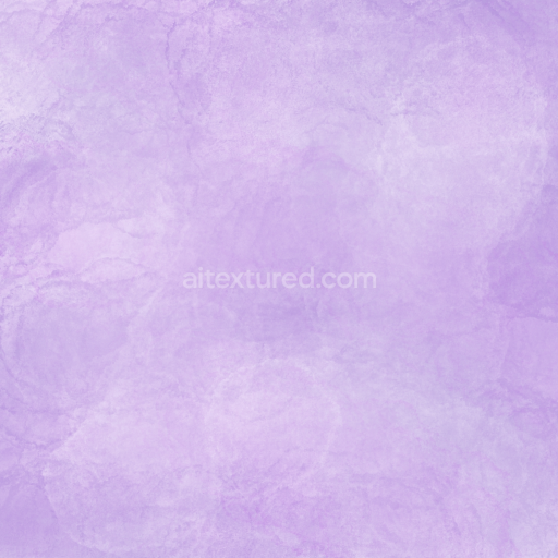 Seamless 3D PBR Watercolor Texture with Soft Lavender and Pastel Hues