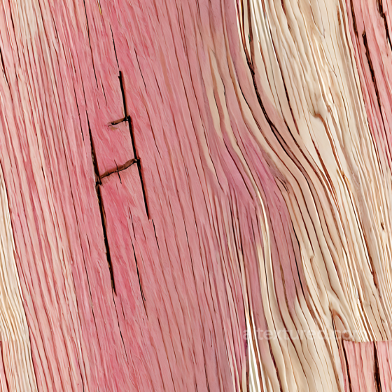 Pink Distressed Wood PBR Texture with Natural Grain and Cracks Wood texture preview
