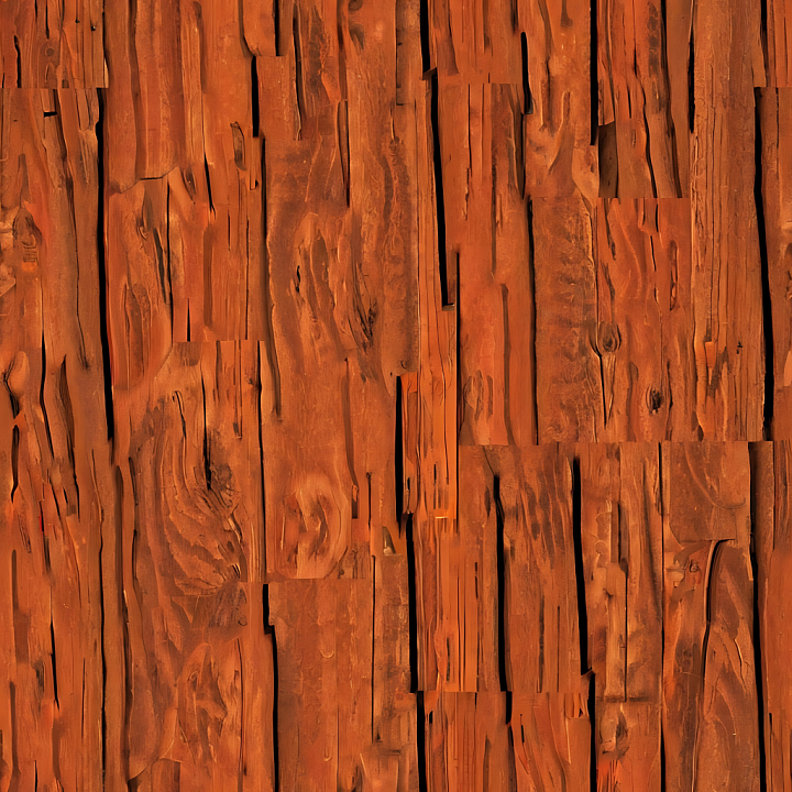 Weathered Rustic Wood Planks with Distressed Grain seamless PBR texture preview