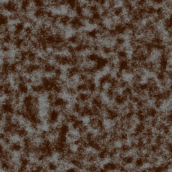 Rusty Round Iron Chainmail seamless PBR texture preview