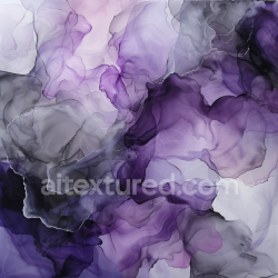 seamless Seamless 3D Alcohol Ink PBR Texture with Purple and Gray Fluid Layers texture 8k free download PBR