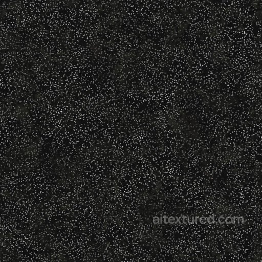 Black Floor with White Dots and Dirt | Free PBR seamless Ground surface PBR texture