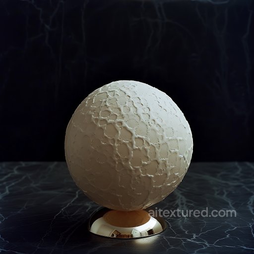 inflated cracked foam PBR texture in beige tones seamless Inflated PBR texture