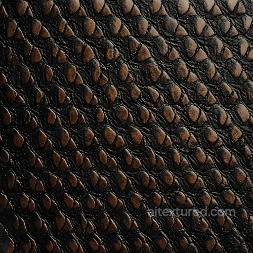 Reptilian Skin PBR Texture with Distinctive Scales and Rough Dermal Detailing seamless Skin PBR texture