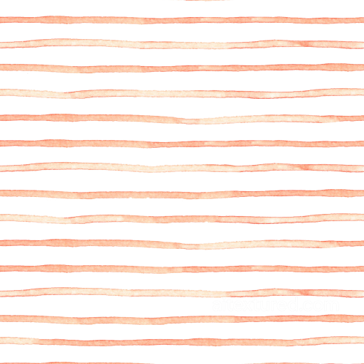 Watercolor Stripes Texture with Soft Red-Orange Horizontal Lines seamless Watercolor Stripes PBR texture
