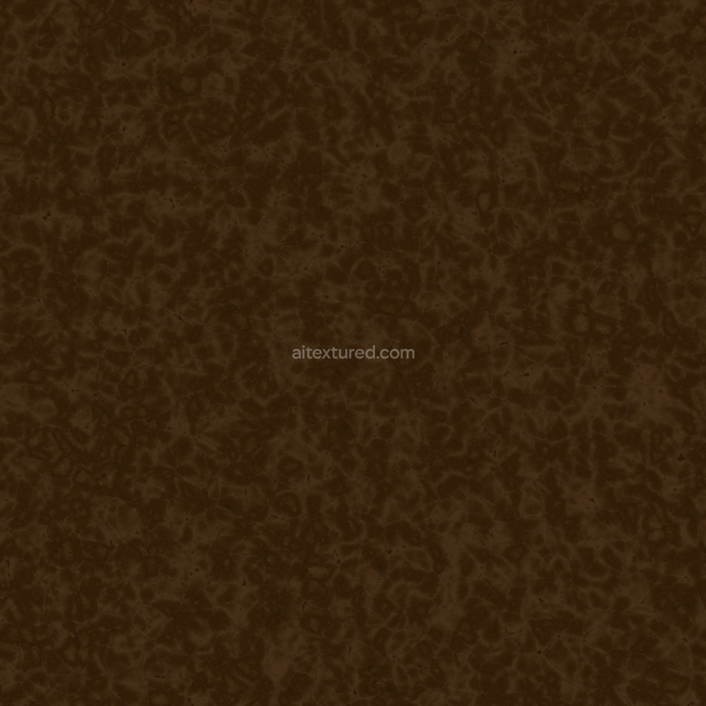 Seamless PBR leather texture in rich brown color