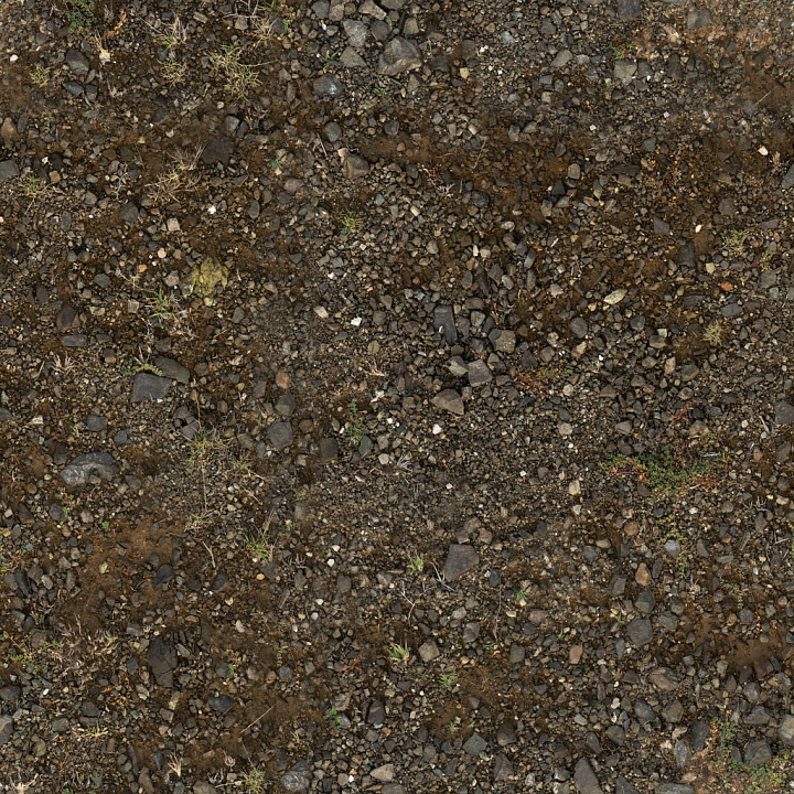 Mud Moss Stones - Stones Forest Rocks Brown Mud Rocks seamless PBR texture preview