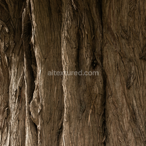Detailed Tree Bark Texture for Realistic 3D Wood Surfaces