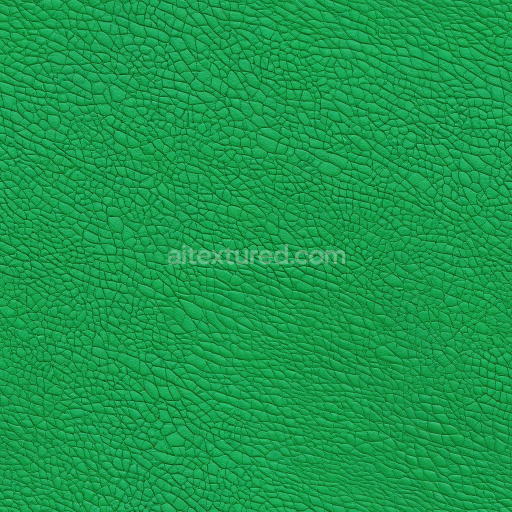 Seamless Green Pebbled Leather 3D PBR Texture with Fine Grain Detail
