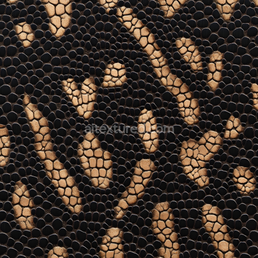 Preview — Seamless 3D PBR Texture of Exotic Reptile Skin with High-Detail Scales and Natural Tonal Variation