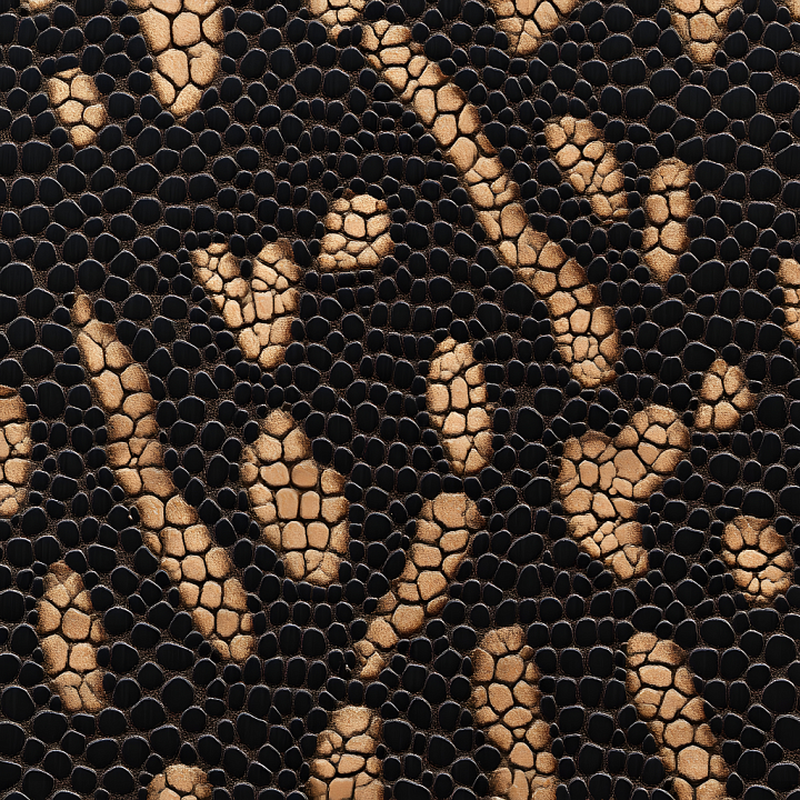 Exotic Reptile Skin with High-Detail Scales and Natural Tonal Variation seamless PBR texture preview