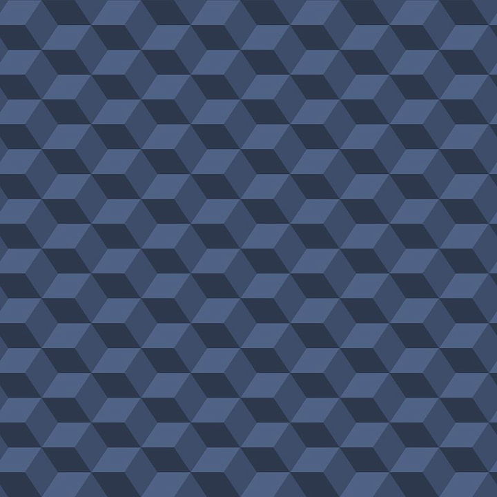 Geometric Cube Shape Wallpaper Pattern seamless PBR texture preview