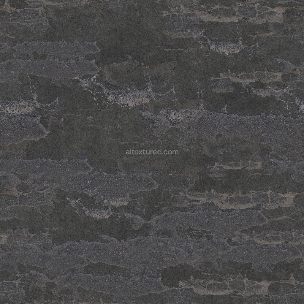 Seamless asphalt texture with detailed surface features