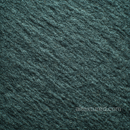 Felt PBR Texture Featuring Dense Dark Green Wool-Like Fibers seamless Felt PBR texture
