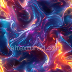 seamless Seamless 3D PBR Space Texture Featuring Vibrant Nebula Clouds and Cosmic Glow texture 8k free download PBR