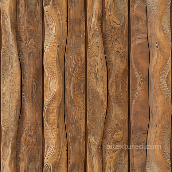 Rustic Knotted Wood Planks PBR Texture with Natural Grain Variation Wood texture preview