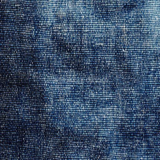Seamless 3D Cracked Denim Fabric PBR Texture with Detailed Worn Blue Threads