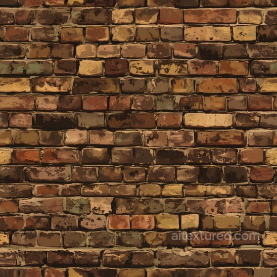 of a Cracked Aged Brick Wall with Weathered Surface Brick texture preview