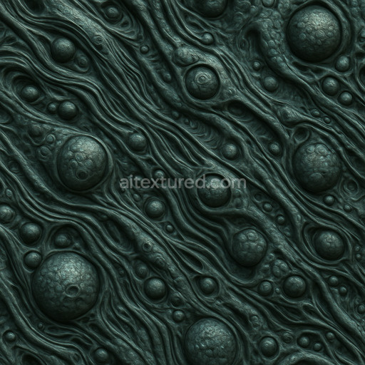Detailed Alien Surface Texture Seamless 1024X1024