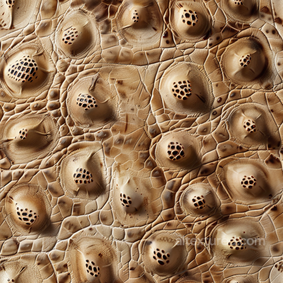 Exotic Reptile Leather Texture with Raised Nodules and Natural Cracks Leather texture preview