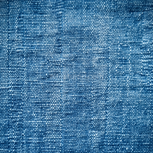 Seamless 3D PBR Texture of Cracked Blue Denim Fabric with Worn Surface