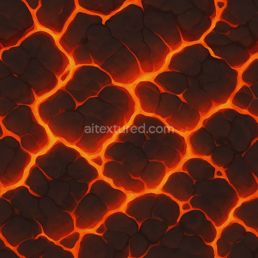 Stylized Fire Ground Texture