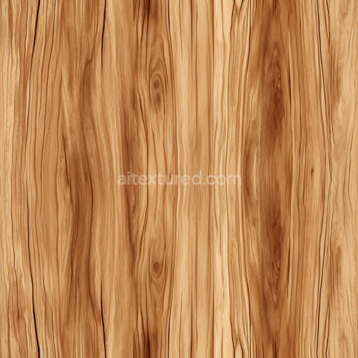 Seamless 3D PBR Olive Wood Planks Texture with Rich Grain and Knots