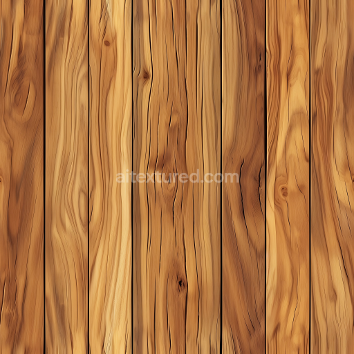 Preview — Seamless 3D PBR Texture of Rustic Pine Wood Planks with Natural Knots and Warm Tones