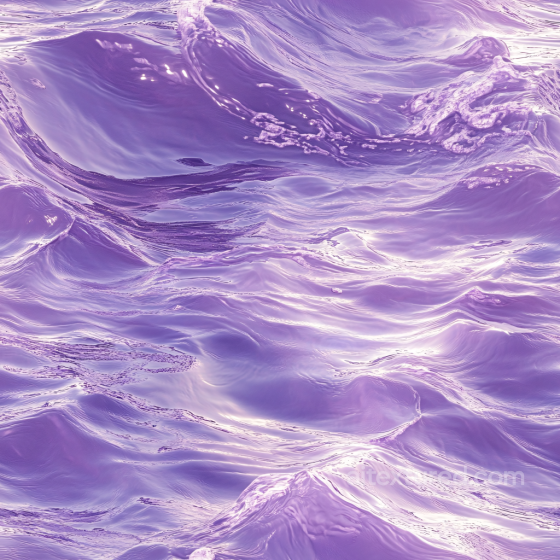 Stylized Purple Ocean Water PBR Texture with Reflective Waves Water texture preview