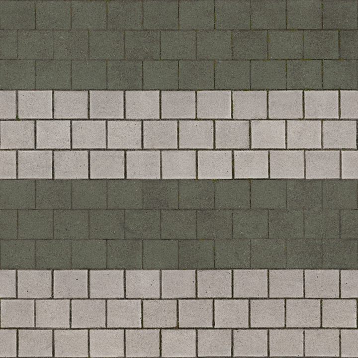 Brick Crosswalk Brick - Brick Bricks Multicoloured Crosswalk Street Sid… seamless PBR texture preview