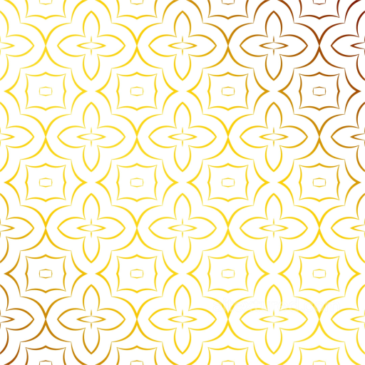 Featuring White Background with Golden Floral Pattern seamless White & Gold PBR texture