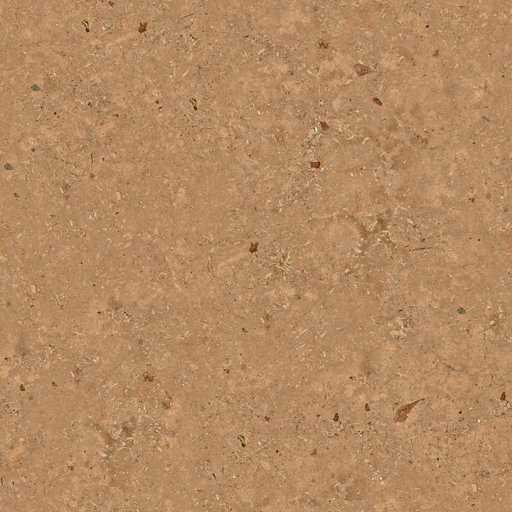 Dirt Ground Brown - Dirt Floor Dirt Uneven Mud Debris seamless PBR texture preview