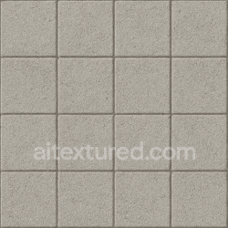 seamless Seamless Concrete PBR Texture — Tiny Paving Slabs Same Style Large Concrete Park texture 8k free download PBR