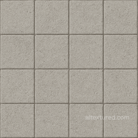 Seamless Concrete PBR Texture - Tiny Paving Slabs Same Style Large Concrete Park Concrete texture preview