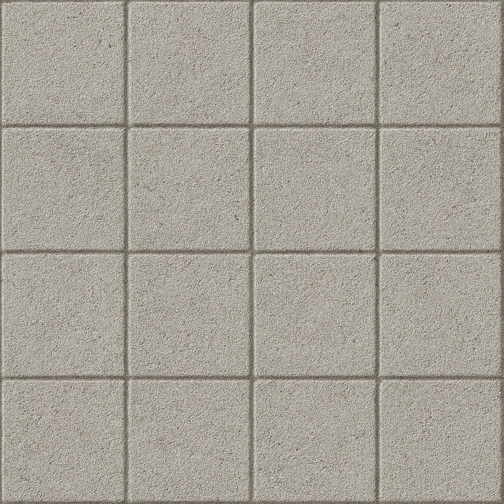 Concrete - Tiny Paving Slabs Same Style Large Concrete Park seamless PBR texture preview