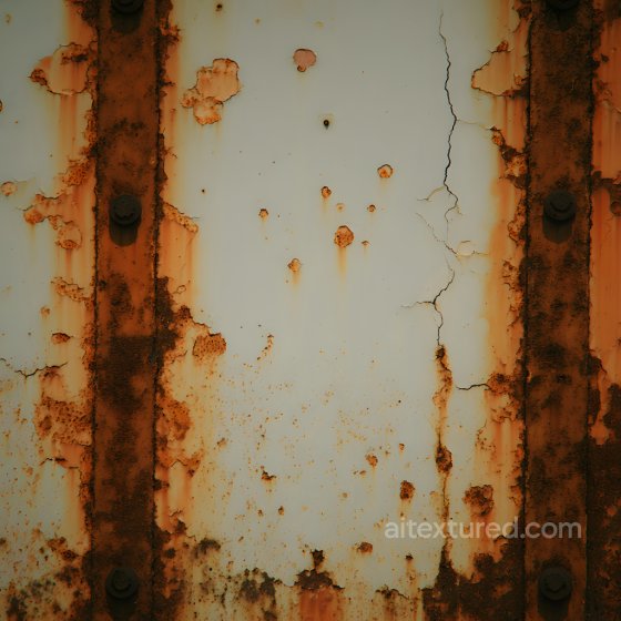 Rusty Metal Texture Featuring Cracks, Holes, and Heavy Corrosion Rust texture preview