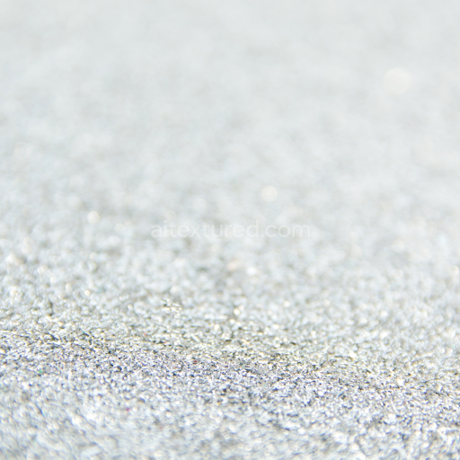 Seamless 3D PBR Texture of Finely Sparkling Silver Glitter Surface