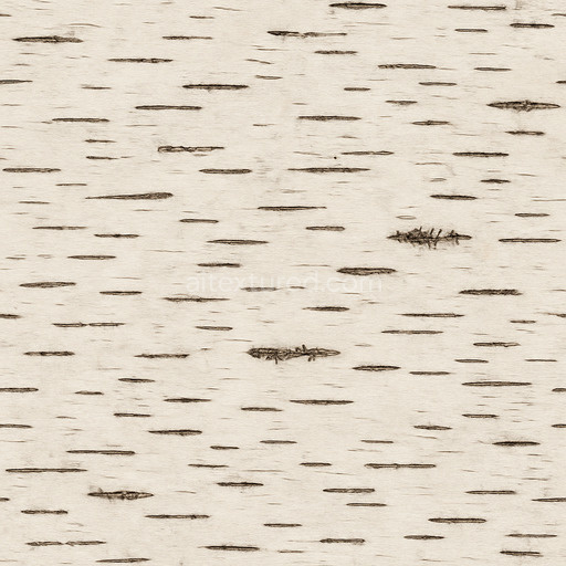 Synthetic Birch Bark Texture Seamless 1024X1024