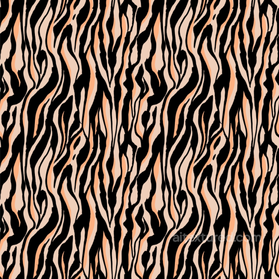 Leopard Print Fabric Texture with Black and Peach Stripes Leopard Print texture preview