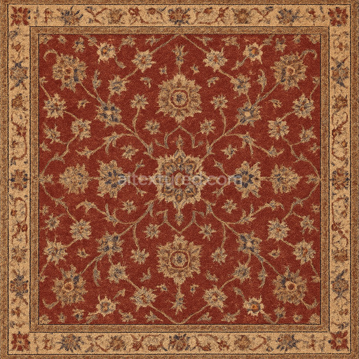 Natural Oriental Carpet Texture Seamless 1024X1024