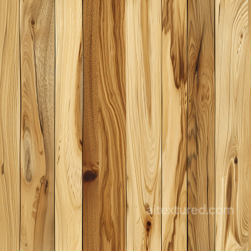 Light Rustic Wood Planks Texture with Natural Grain and Knots seamless Wood PBR texture