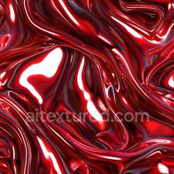 seamless Seamless 3D PBR Red Glossy Fluid Surface Texture with Dynamic Reflections texture 8k free download PBR