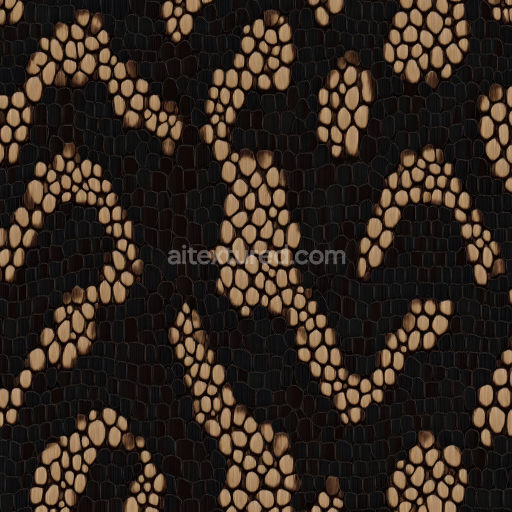Seamless 3D PBR Texture of Detailed Reptile Skin with Organic Scales and Natural Tonal Variation