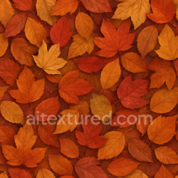 seamless High Resolution Autumn Leaves Texture Seamless 1024X1024 texture 1024x1024 free download PBR