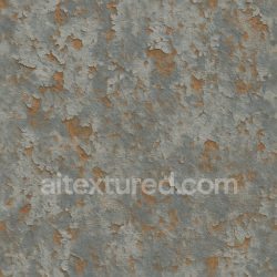 seamless Seamless 3D Texture PBR 8K Chipped Flaked Rust Flaky Weathered Metal Surface texture 8k free download PBR