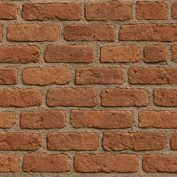 Rustic Brick Rough Textured Aged Surface seamless PBR texture preview