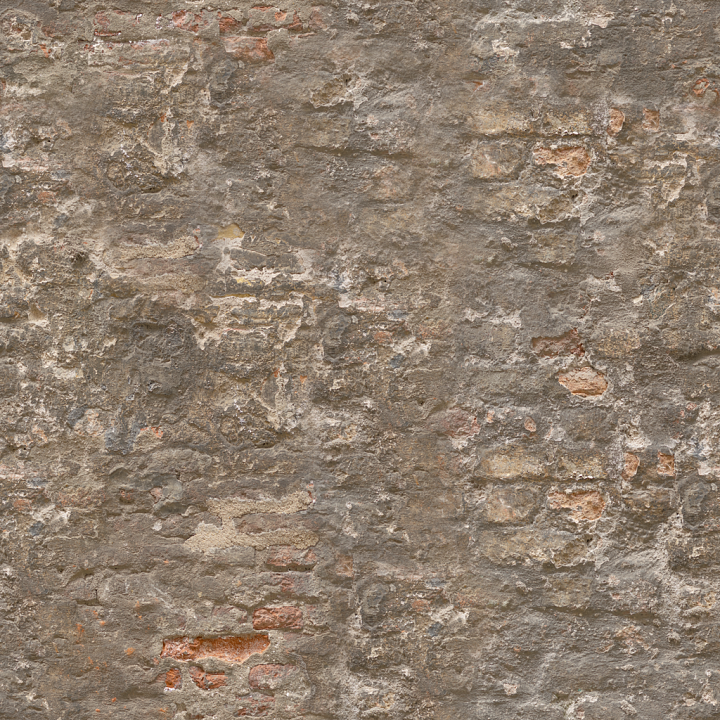 Rough Plaster Rough Brick seamless PBR texture preview