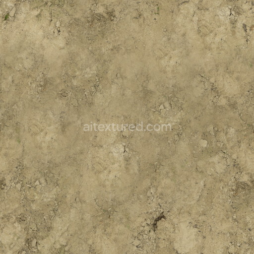 Sand Uneven Trampled — Uneven Trampled Clay Trampled Clay Plaster — PBR seamless 3D texture